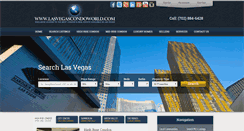 Desktop Screenshot of lasvegascondoworld.com